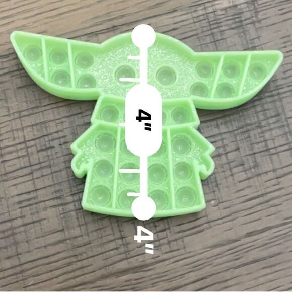 Pop It Fidget Toy Yoda Star Wars or Panda *Choose 1 or Bundle to Save* - Picture 7 of 9